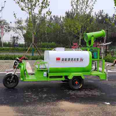 遼寧撫順三馬霧炮噴霧車(chē) 三輪電動(dòng)灑水車(chē)的綠色革新